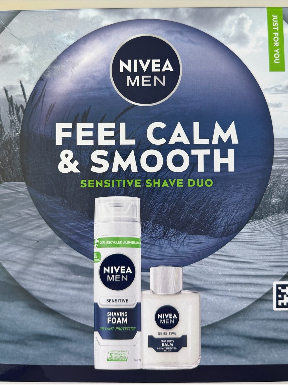 Nivea men-Feel Calm & Smooth Sensitive Shave Duo gift set